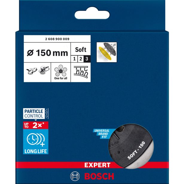 PODPORNI KROŽNIKI EXPERT MULTIHOLE ZA BOSCH, 150 MM, MEHKI