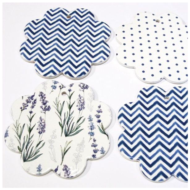 PODSTAVEK ZA POSODO 20 CM PLUTA/KERAMIKA