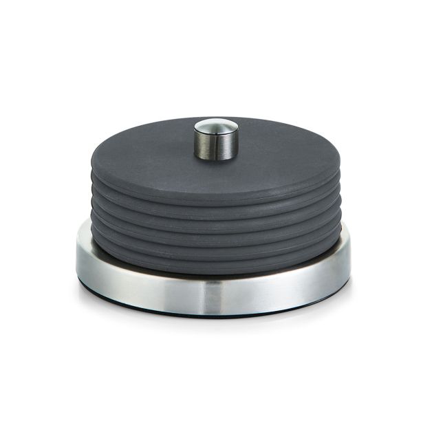 PODSTAVEK ZELLER PRESENT 10X6 CM 7 DELNI SET SILIKONSKI ANTRACIT