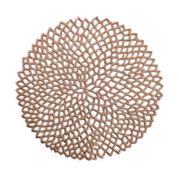 POGRINJEK ZELLER PRESENT CUT OUT, OKROGLI, BAKRENI PVC FI 38 CM