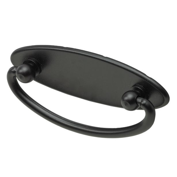 POHIŠTVEN GUMB HETTICH DIY, 64 MM, ČRN