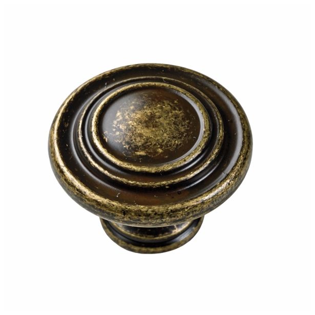 POHIŠTVEN GUMB HETTICH DIY, FI 32 MM, BRUNIRAN