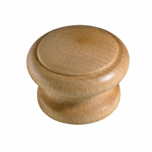 POHIŠTVEN GUMB HETTICH DIY, FI 44X29 MM, LESEN, LAKIRANA BUKEV