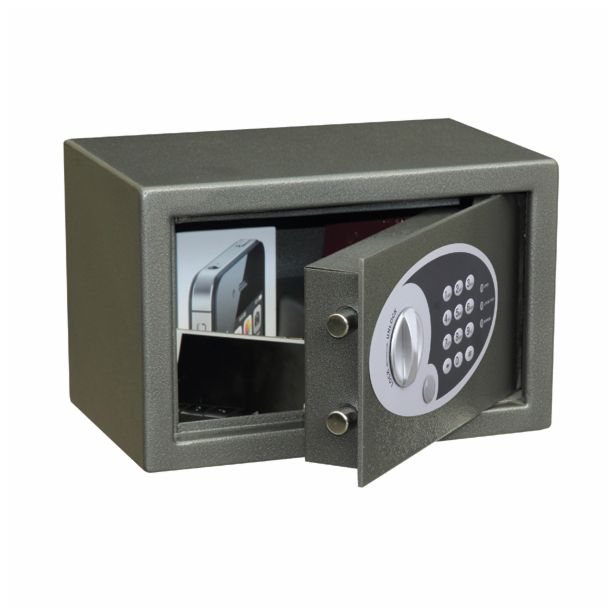 POHIŠTVENI TREZOR MQ 200X310X200 MM TIPKOVNICA SIV