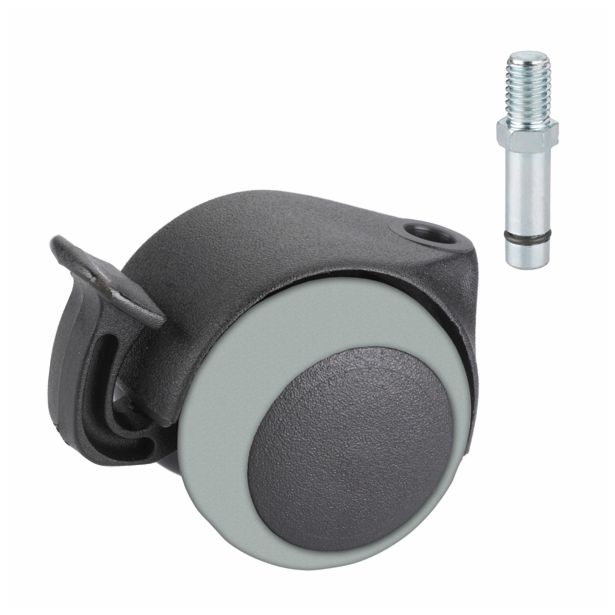 POHIŠTVENO KOLO DÖRNER + HELMER 50MM VIJAK M8X15 DVOJNO, MEHKA TLA PARKET