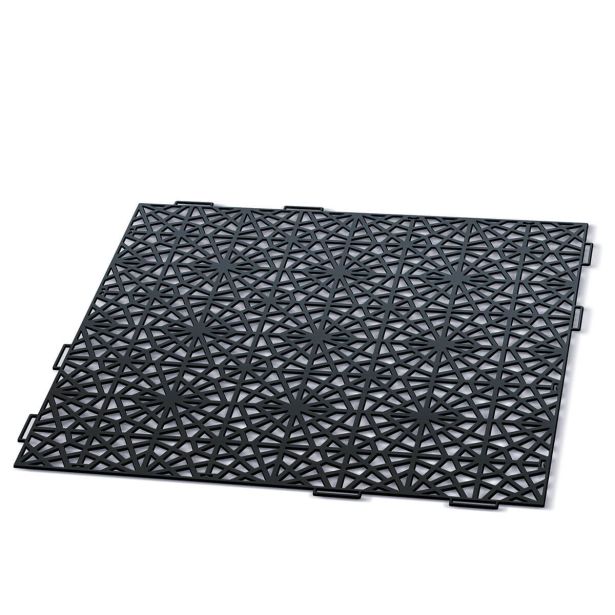POHODNA PLOŠČA PROSPERPLAST MOSAIC ČRNA 397X397X10 MM