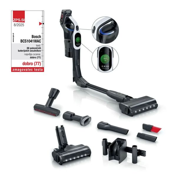 POKONČNI SESALNIK BOSCH BCS1041WAC UNLIMITED 10