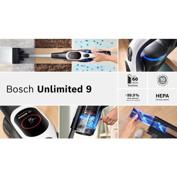 POKONČNI SESALNIK BOSCH BCS931WBA UNLIMITED 9