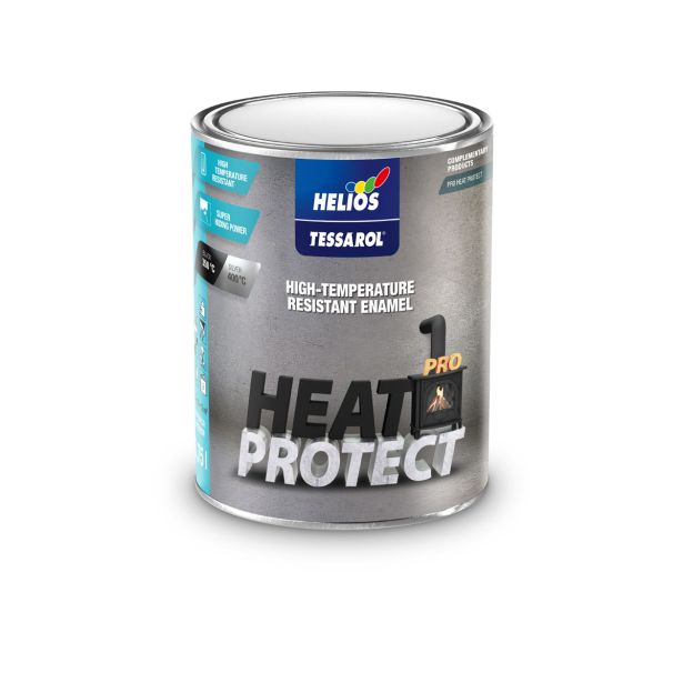 POKRIV.PREM.ZA KOV.,LES HELIOS TESSAROL PRO HEAT PROTECT SREBRNA 0.75 L