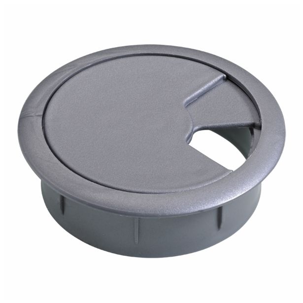 SPECIALNO OKOVJE HETTICH DIY POKROV ZA KABLE FI 60 MM PVC, SIV