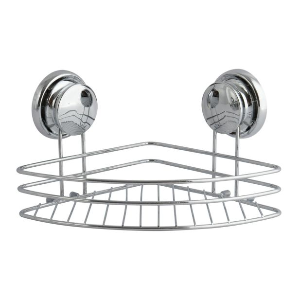 KOPALNIŠKA GALANTERIJA MSV POLICA ŽIČNA KOTNA VAKUM KROM 21X21X13 CM