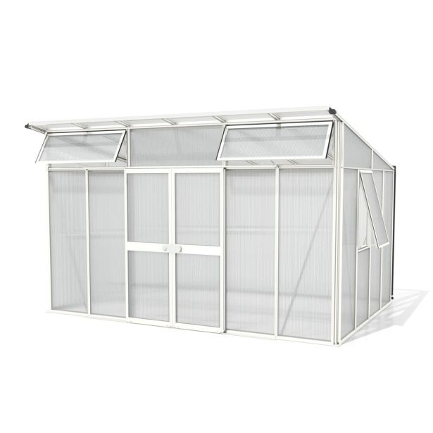 POLIKARBONATNI RASTLINJAK VITAVIA APHRODITE 11500 VP10MM BELA 3X4M