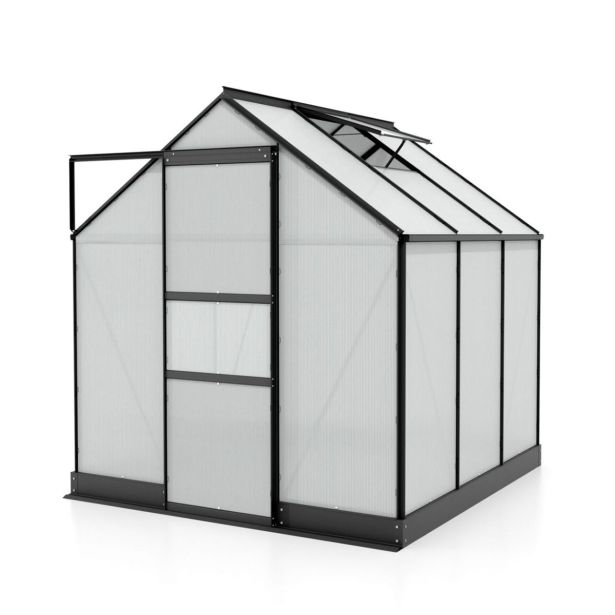 POLIKARBONATNI RASTLINJAK VITAVIA APOLLO 3800 VP6MM 2X2M ČRNA