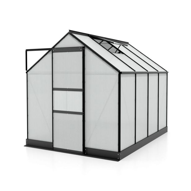 POLIKARBONATNI RASTLINJAK VITAVIA APOLLO 5000 VP4MM 2X2.6M ČRNA