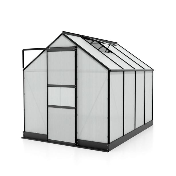 POLIKARBONATNI RASTLINJAK VITAVIA APOLLO 5000 VP6MM 2X2.6M ČRNA