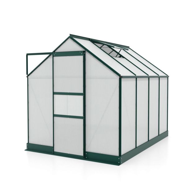 POLIKARBONATNI RASTLINJAK VITAVIA APOLLO 5000 VP6MM 2X2.6M SMARAGDNA