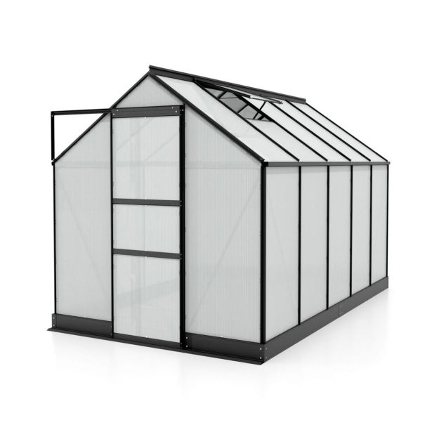 POLIKARBONATNI RASTLINJAK VITAVIA APOLLO 6200 VP4MM 2X3.2M ČRNA