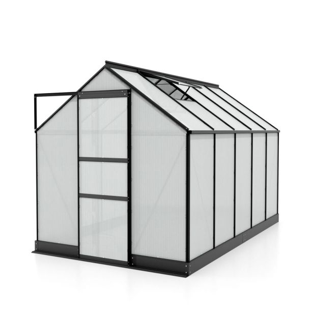 POLIKARBONATNI RASTLINJAK VITAVIA APOLLO 6200 VP6MM 2X3.2M ČRNA