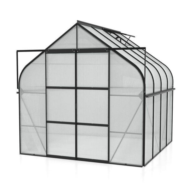 POLIKARBONATNI RASTLINJAK VITAVIA DIANA 6700 VP 4MM ČRNA 2.6X2.6M