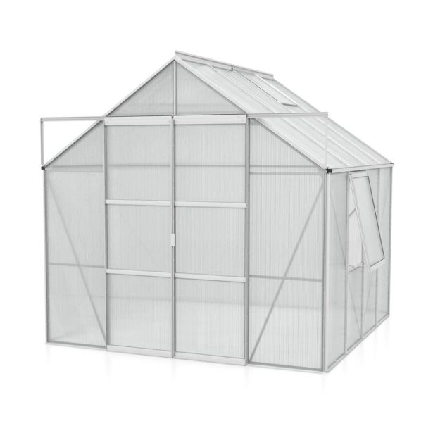 POLIKARBONATNI RASTLINJAK VITAVIA JUPITER 6700 VP 4MM ALU 2.6X2.6M