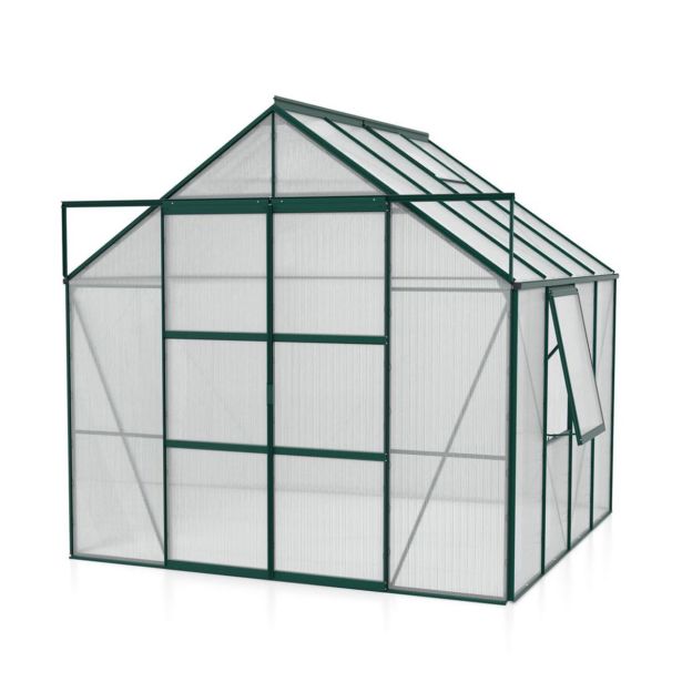 POLIKARBONATNI RASTLINJAK VITAVIA JUPITER 6700 VP 6MM SMARAGDNA 2.6X2.6M