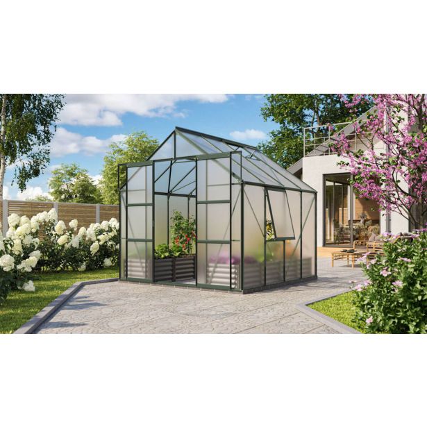 POLIKARBONATNI RASTLINJAK VITAVIA JUPITER 6700 VP 6MM SMARAGDNA 2.6X2.6M