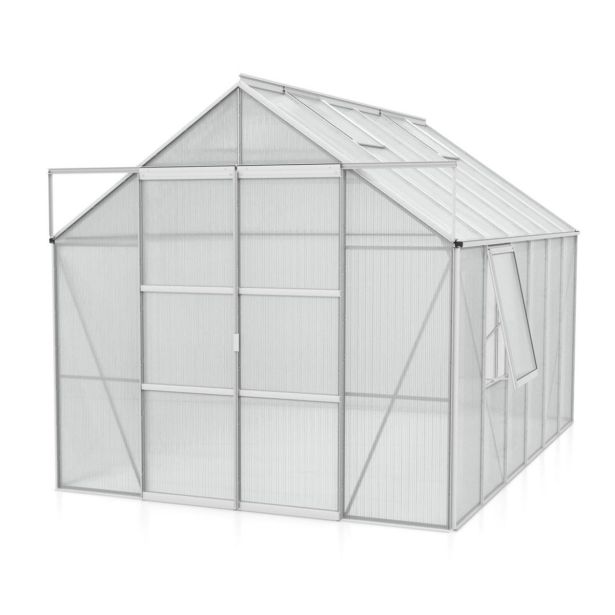 POLIKARBONATNI RASTLINJAK VITAVIA JUPITER 9900 VP 6MM ALU 2.6X3.8M