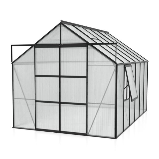 POLIKARBONATNI RASTLINJAK VITAVIA JUPITER 9900 VP 6MM ČRNA 2.6X3.8M