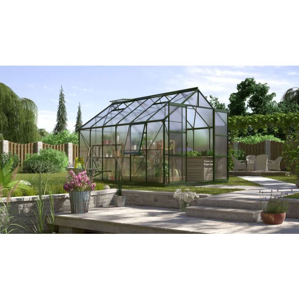 POLIKARBONATNI RASTLINJAK VITAVIA JUPITER 9900 VP 6MM SMARAGDNA 2.6X3.8M