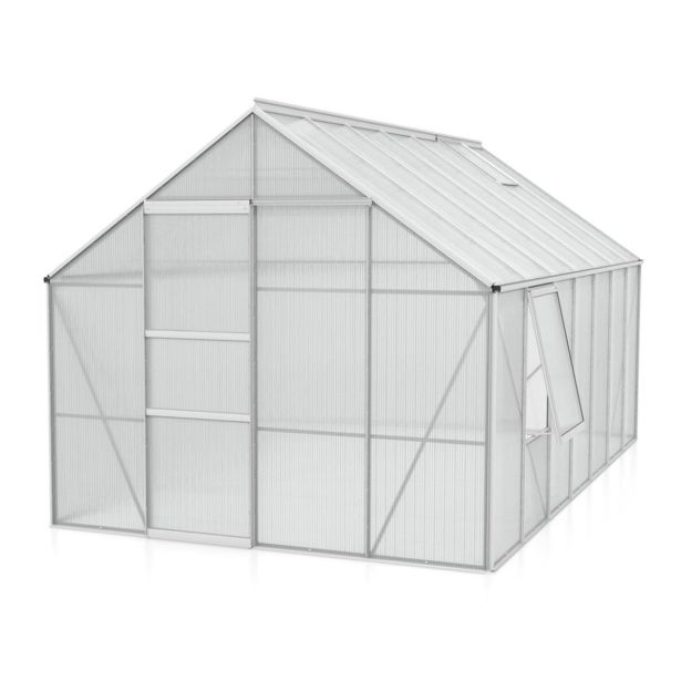 POLIKARBONATNI RASTLINJAK VITAVIA MERIDIAN 1 11500 VP4MM ALU 2.6X4.45M