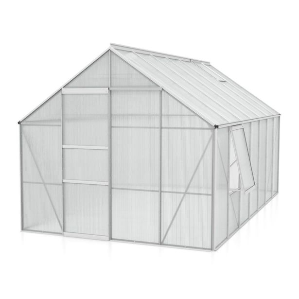 POLIKARBONATNI RASTLINJAK VITAVIA MERIDIAN 1 11500 VP6MM ALU 2.6X4.45M