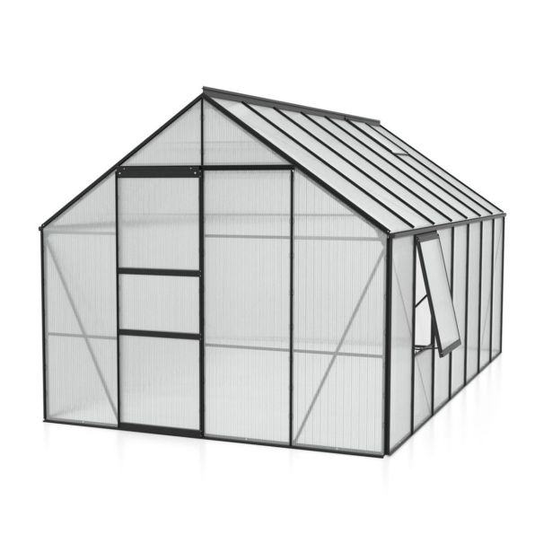 POLIKARBONATNI RASTLINJAK VITAVIA MERIDIAN 1 11500 VP6MM ČRNA 2.6X4.45M