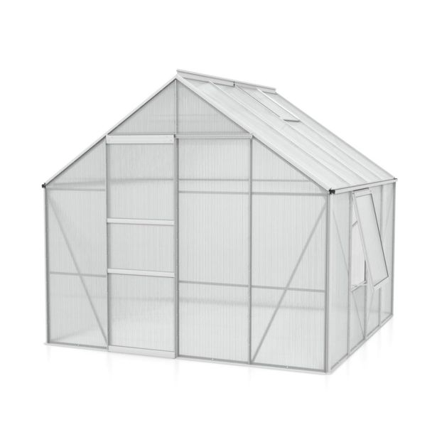 POLIKARBONATNI RASTLINJAK VITAVIA MERIDIAN 1 6700 VP4MM ALU 2.6X2.6M