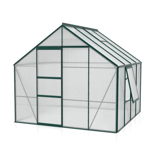 POLIKARBONATNI RASTLINJAK VITAVIA MERIDIAN 1 6700 VP6MM SMARAGDNA 2.6X2.6M