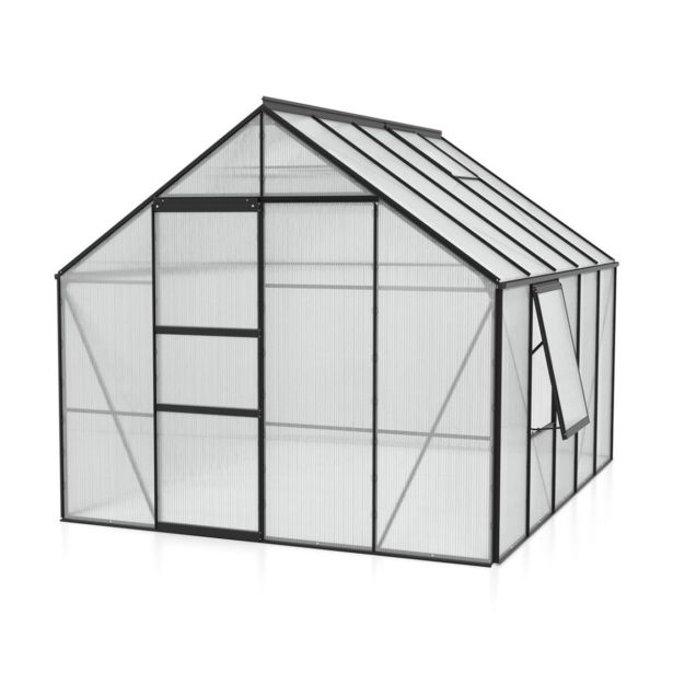 POLIKARBONATNI RASTLINJAK VITAVIA MERIDIAN 1 8300 VP4MM ČRNA 2.6X3.2M