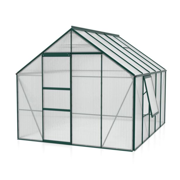 POLIKARBONATNI RASTLINJAK VITAVIA MERIDIAN 1 8300 VP6MM SMARAGDNA 2.6X3.2M