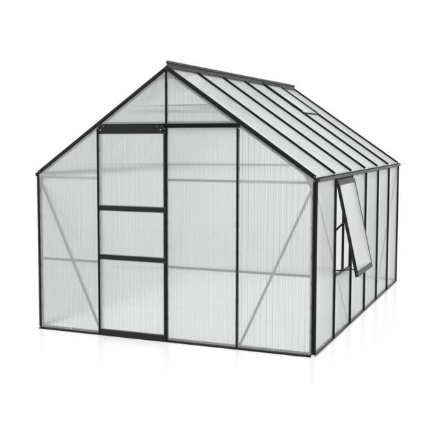 POLIKARBONATNI RASTLINJAK VITAVIA MERIDIAN 1 9900 VP4MM ČRNA 2.6X3.8M