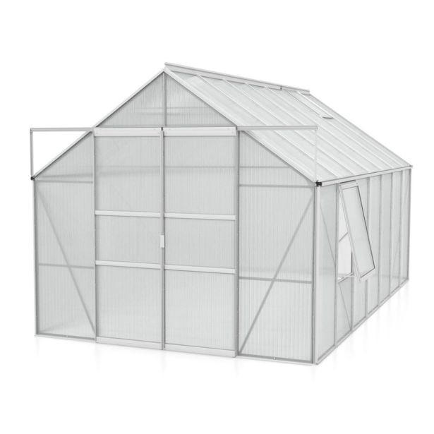 POLIKARBONATNI RASTLINJAK VITAVIA MERIDIAN 2 11500 VP4MM ALU 2.6X4.4M