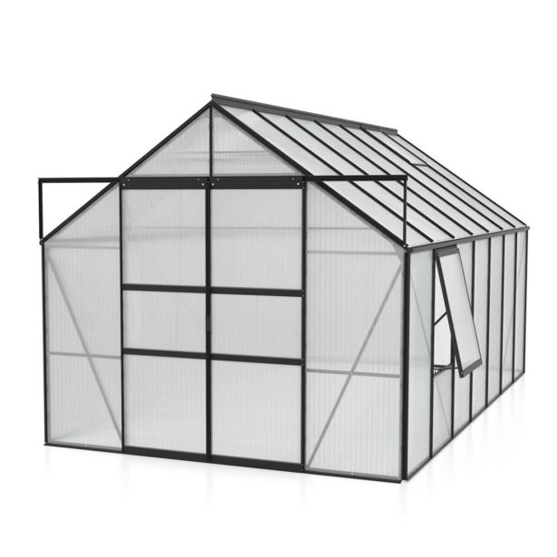 POLIKARBONATNI RASTLINJAK VITAVIA MERIDIAN 2 11500 VP4MM ČRNA 2.6X4.4M