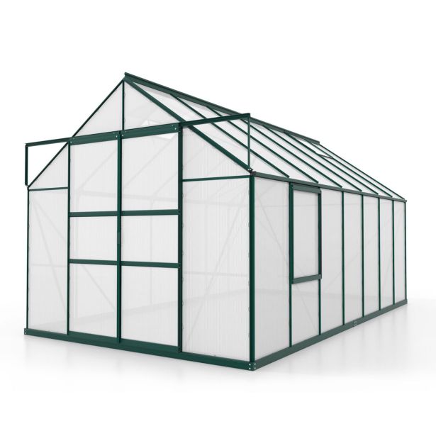 POLIKARBONATNI RASTLINJAK VITAVIA MERIDIAN 2 11500 VP4MM SMARAGDNA 2.6X4.4M