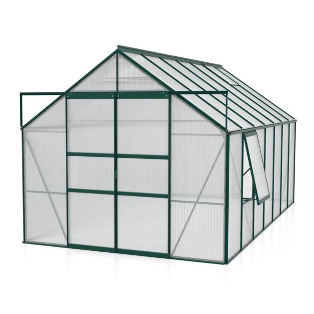 POLIKARBONATNI RASTLINJAK VITAVIA MERIDIAN 2 11500 VP4MM SMARAGDNA 2.6X4.4M