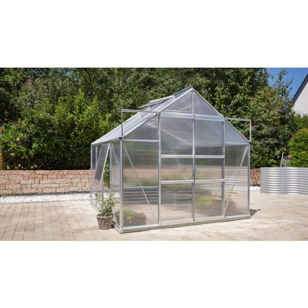 POLIKARBONATNI RASTLINJAK VITAVIA MERIDIAN 2 6700 VP4MM ALU 2.6X2.6M