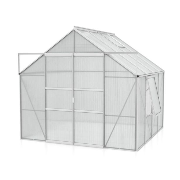 POLIKARBONATNI RASTLINJAK VITAVIA MERIDIAN 2 6700 VP6MM ALU 2.6X2.6M