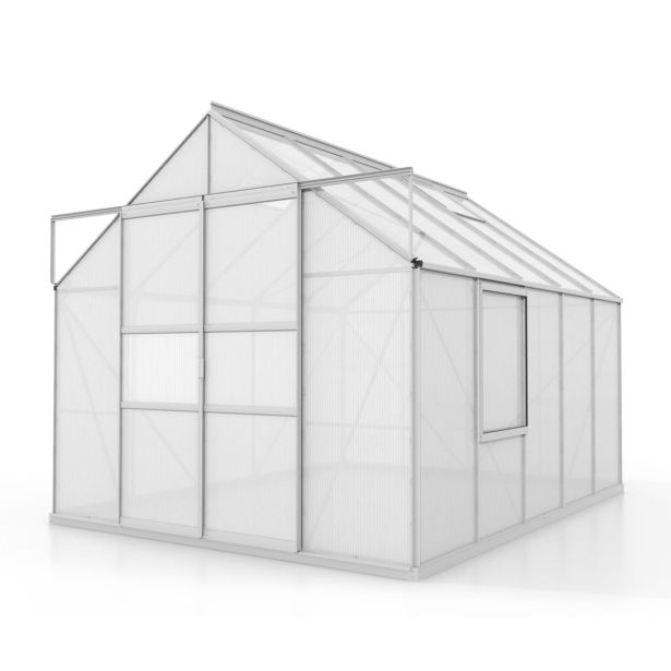 POLIKARBONATNI RASTLINJAK VITAVIA MERIDIAN 2 8300 VP4MM ALU 2.6MX3.2M