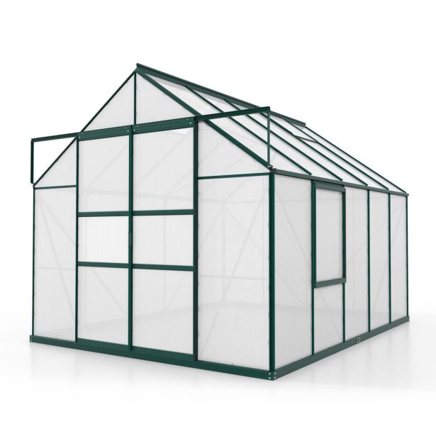 POLIKARBONATNI RASTLINJAK VITAVIA MERIDIAN 2 8300 VP4MM SMARAGDNA 2.6MX3.2M