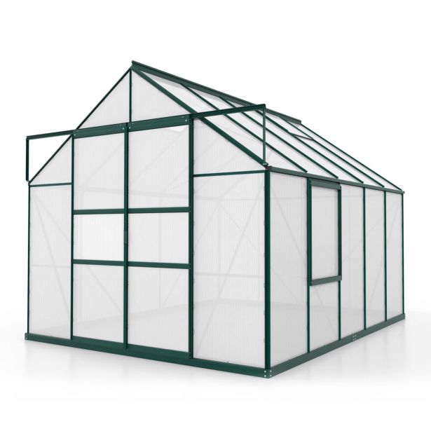 POLIKARBONATNI RASTLINJAK VITAVIA MERIDIAN 2 8300 VP6MM SMARAGDNA 2.6MX3.2M