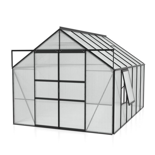 POLIKARBONATNI RASTLINJAK VITAVIA MERIDIAN 2 9900 VP4MM ČRNA 2.6X3.8M