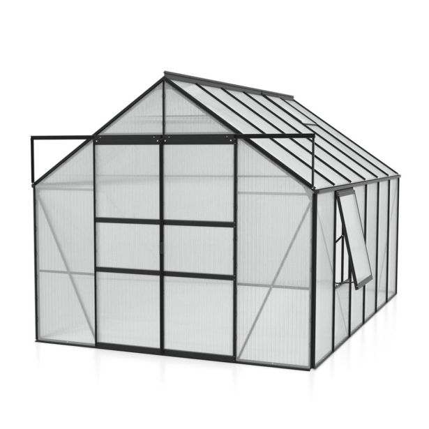 POLIKARBONATNI RASTLINJAK VITAVIA MERIDIAN 2 9900 VP6MM ČRNA 2.6X3.8M