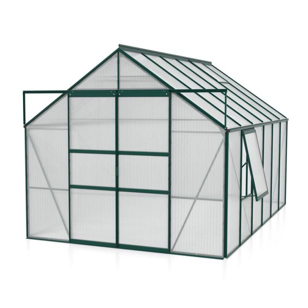 POLIKARBONATNI RASTLINJAK VITAVIA MERIDIAN 2 9900 VP6MM SMARAGDNA 2.6X3.8M