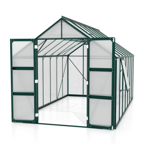 POLIKARBONATNI RASTLINJAK VITAVIA OLYMP 11500 HKP4MM SMARAGDNA 254X257X448
